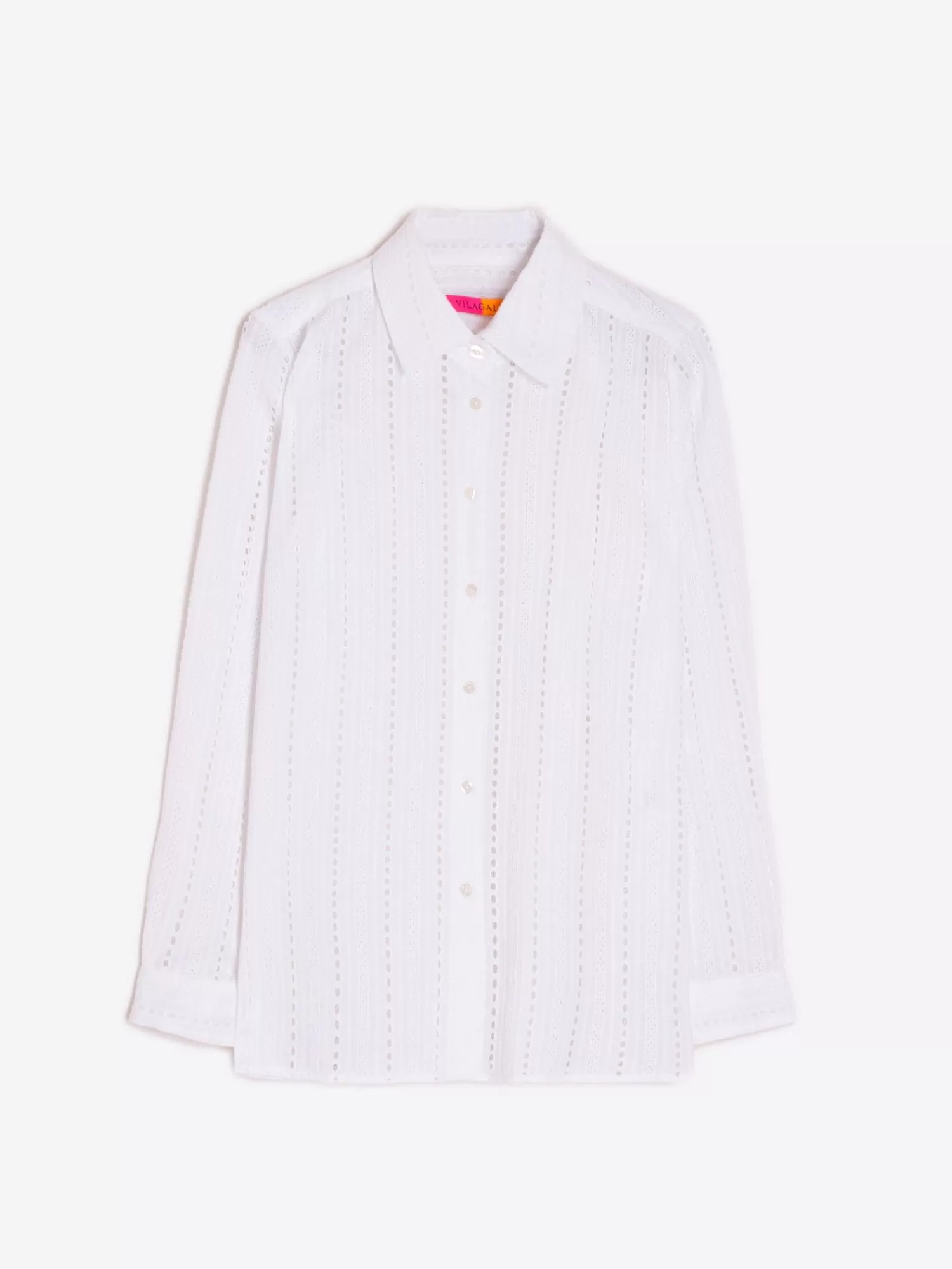 Mujer Vilagallo Camisa Irina Blanco Bordado