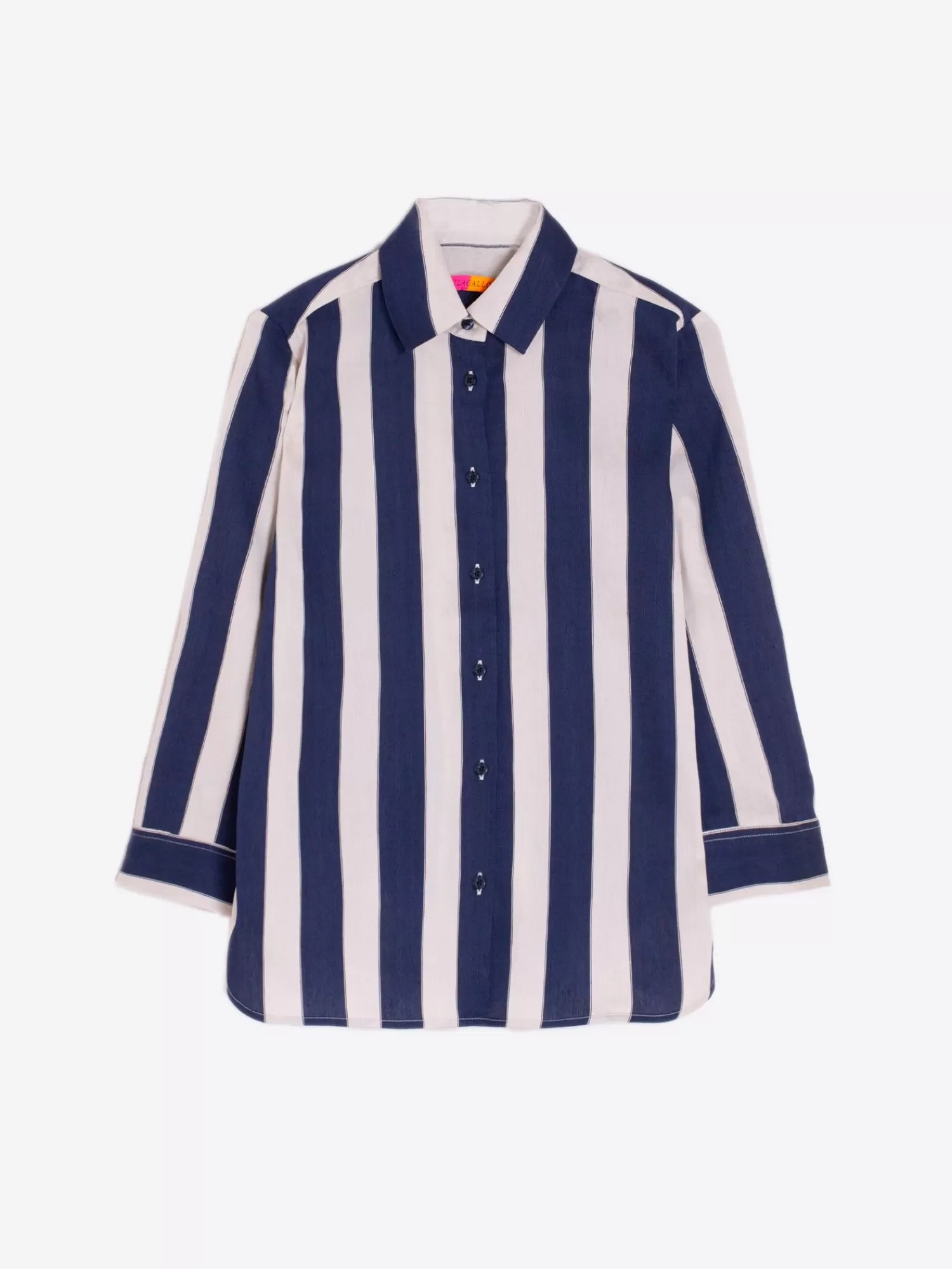 Mujer Vilagallo Camisa Sara Elba Stripes Ii