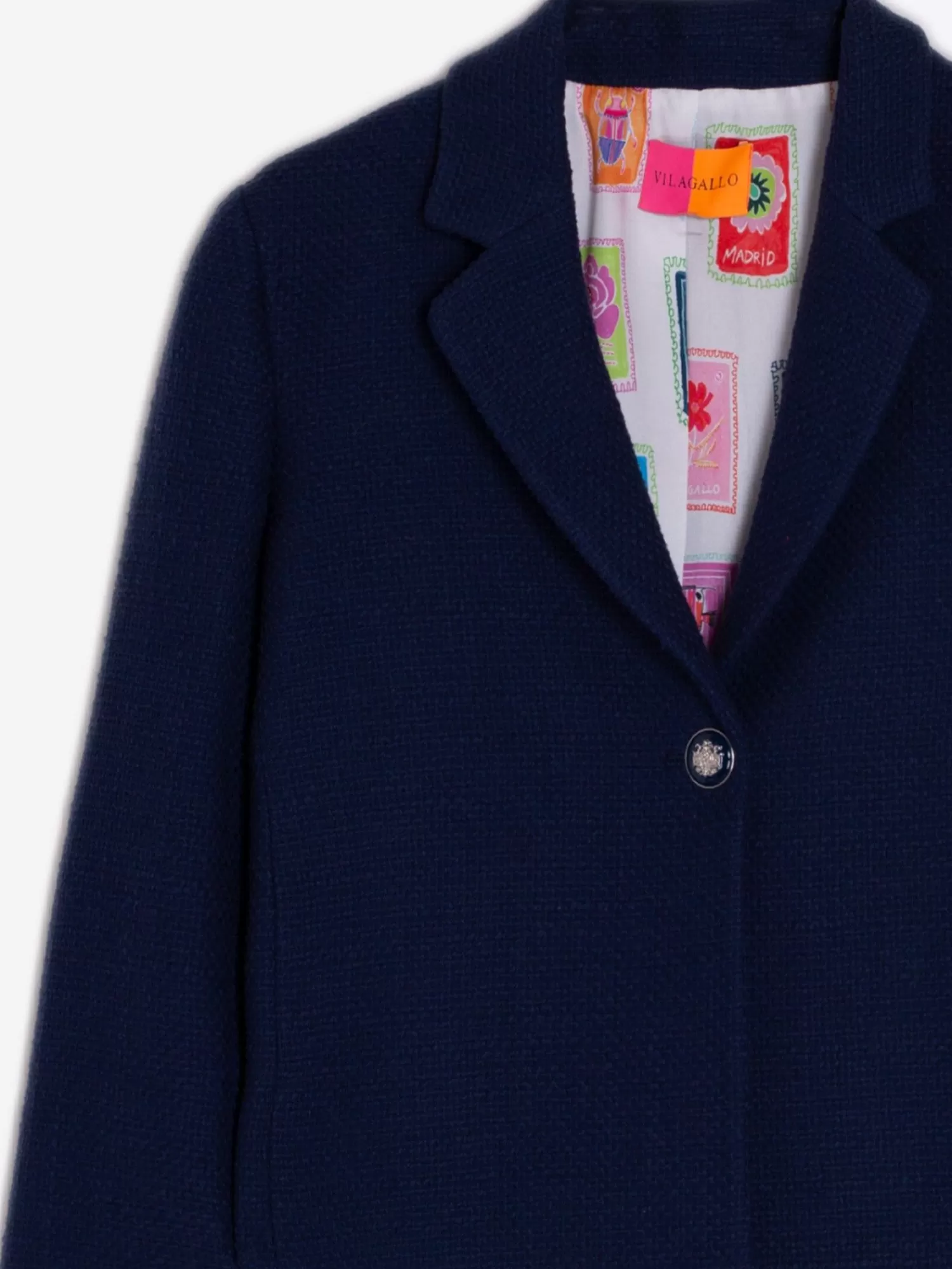 Mujer Vilagallo Chaqueta Imma Navy Madelaine
