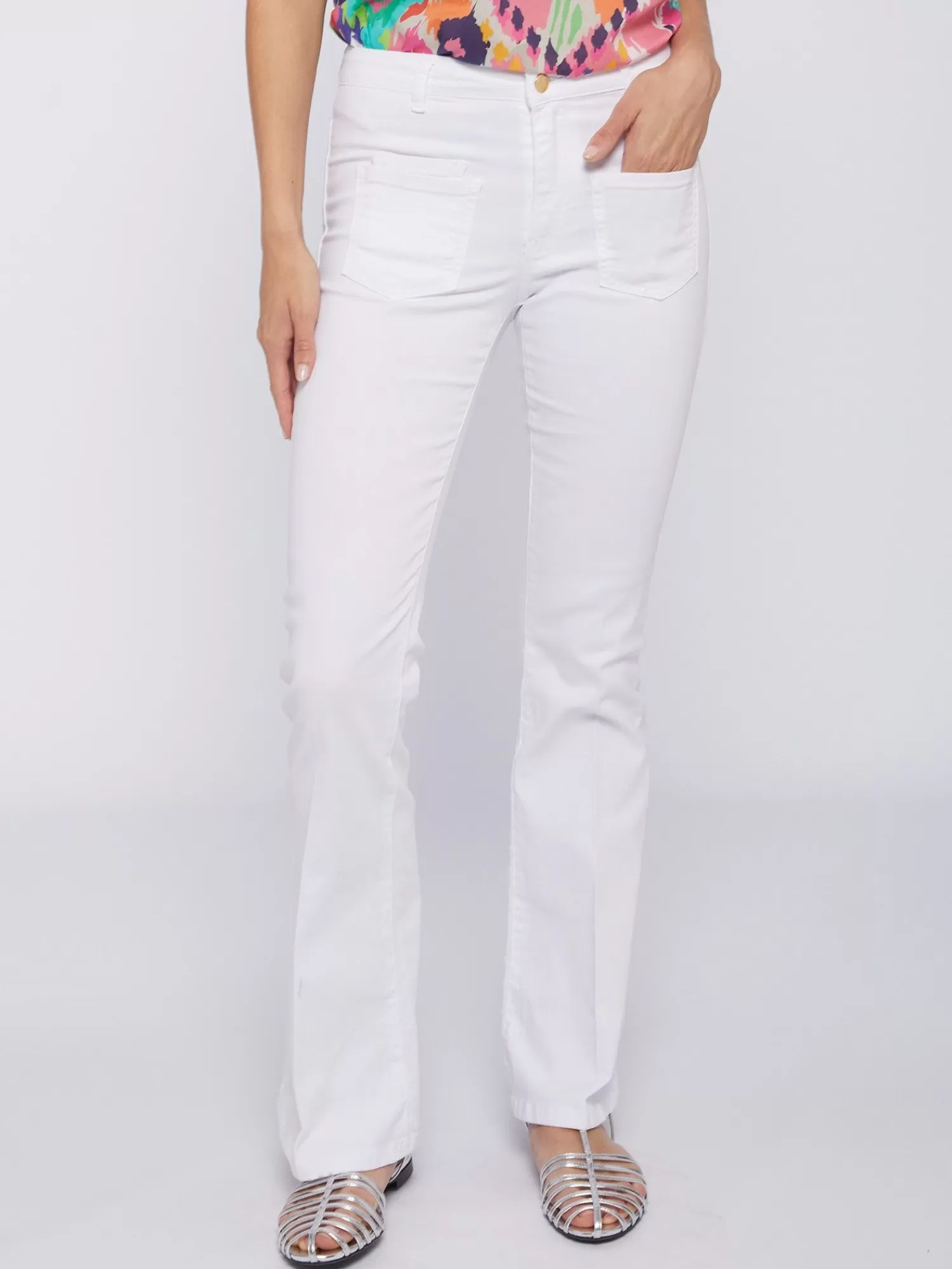 Mujer Vilagallo Pantalon Laura Blanco