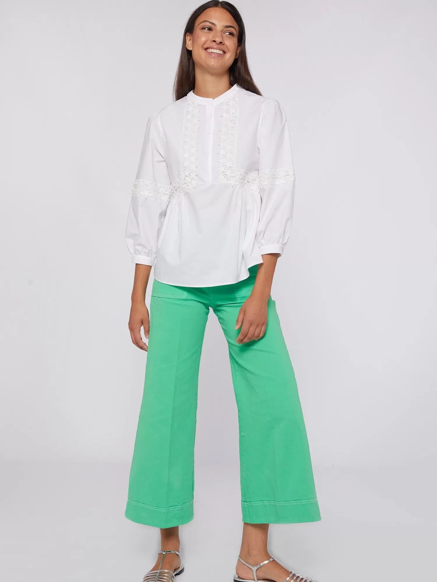 Mujer Vilagallo Pantalon Noa Verde