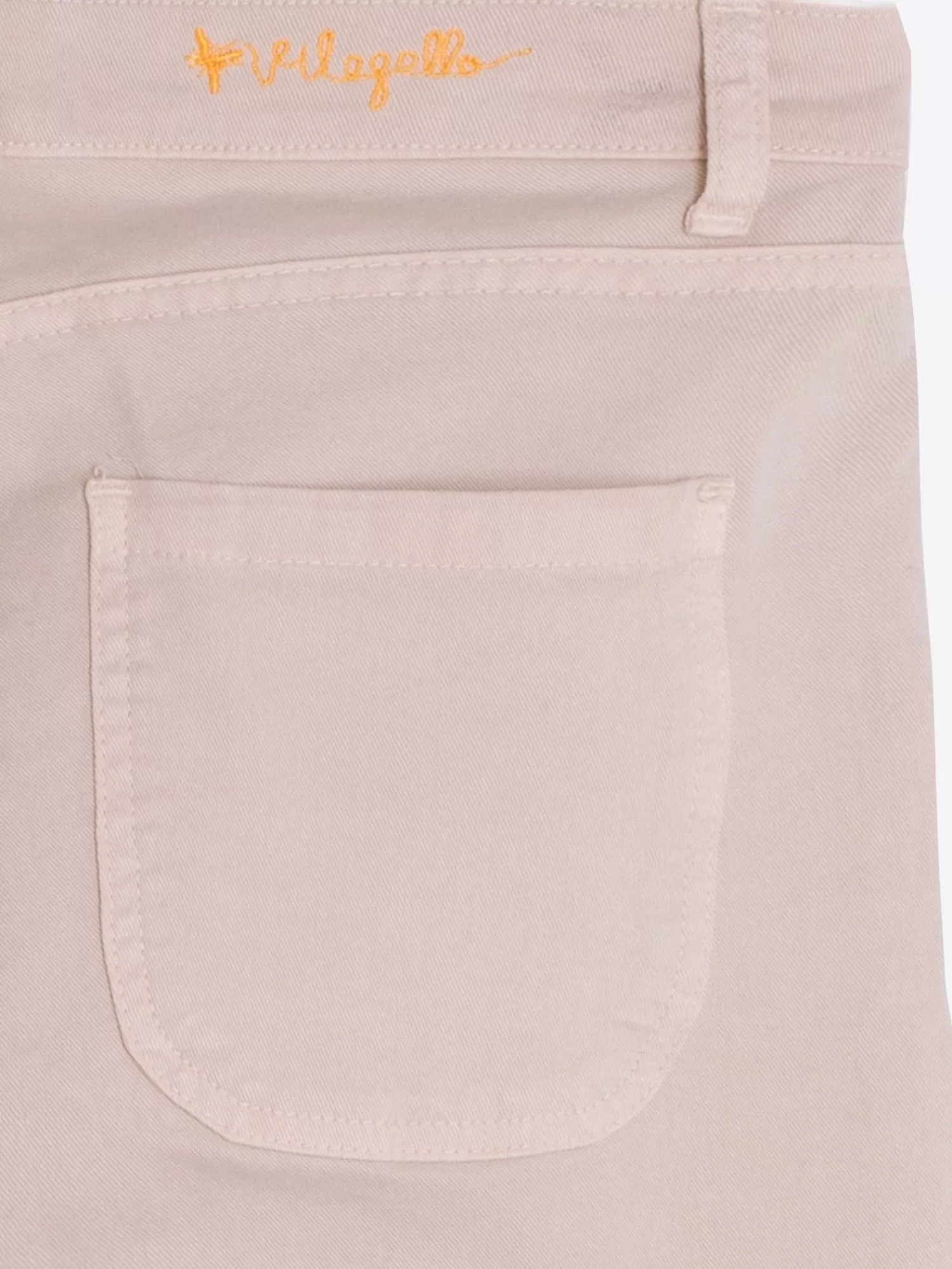 Mujer Vilagallo Pantalon Vaquero Crudo Gabriella