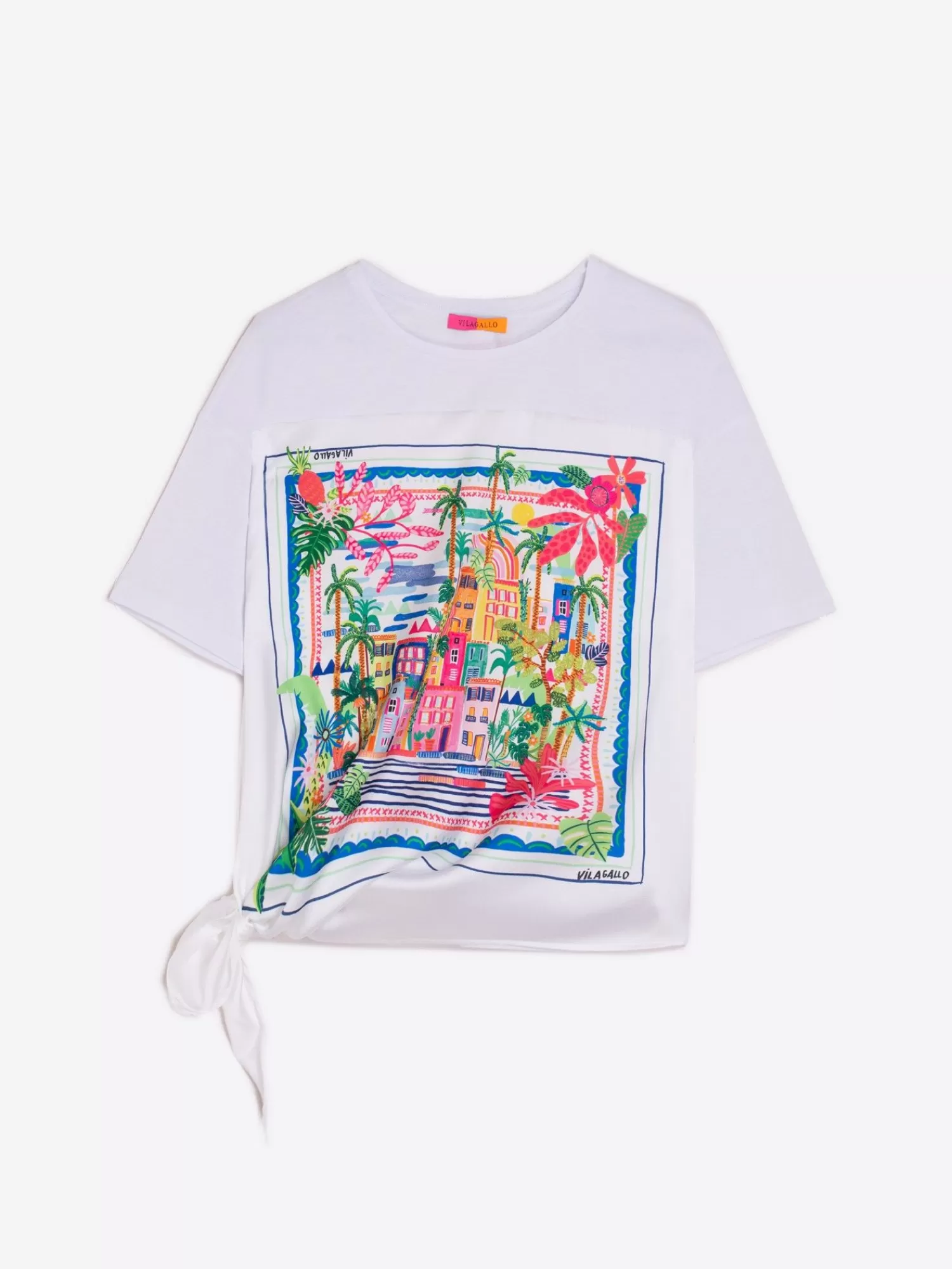 Mujer Vilagallo T-Shirt Victoria Casitas