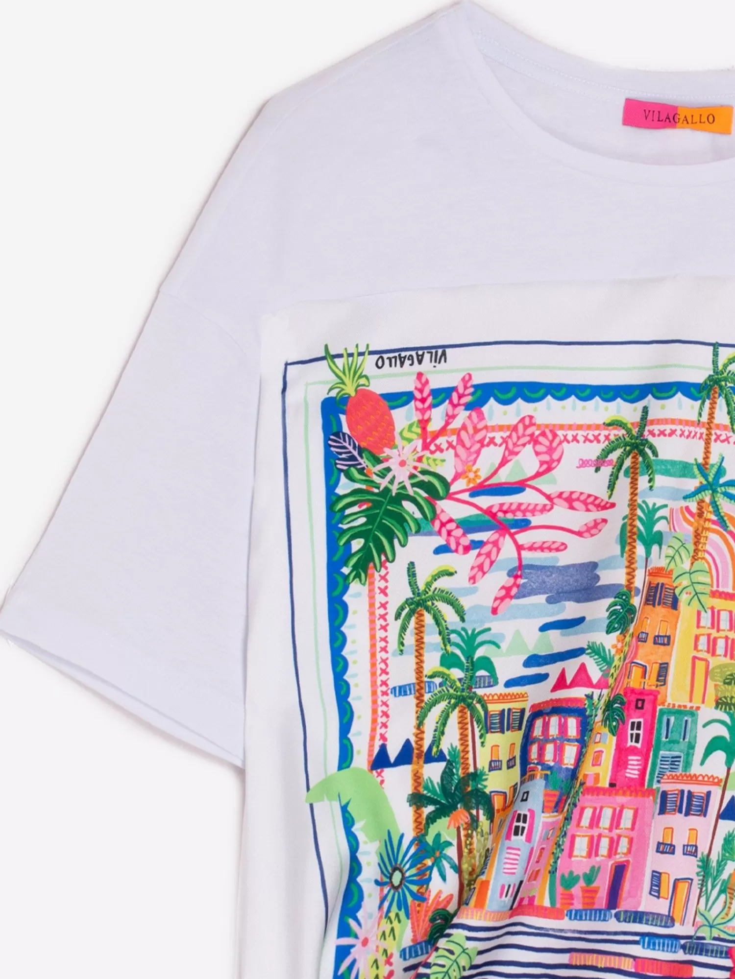 Mujer Vilagallo T-Shirt Victoria Casitas