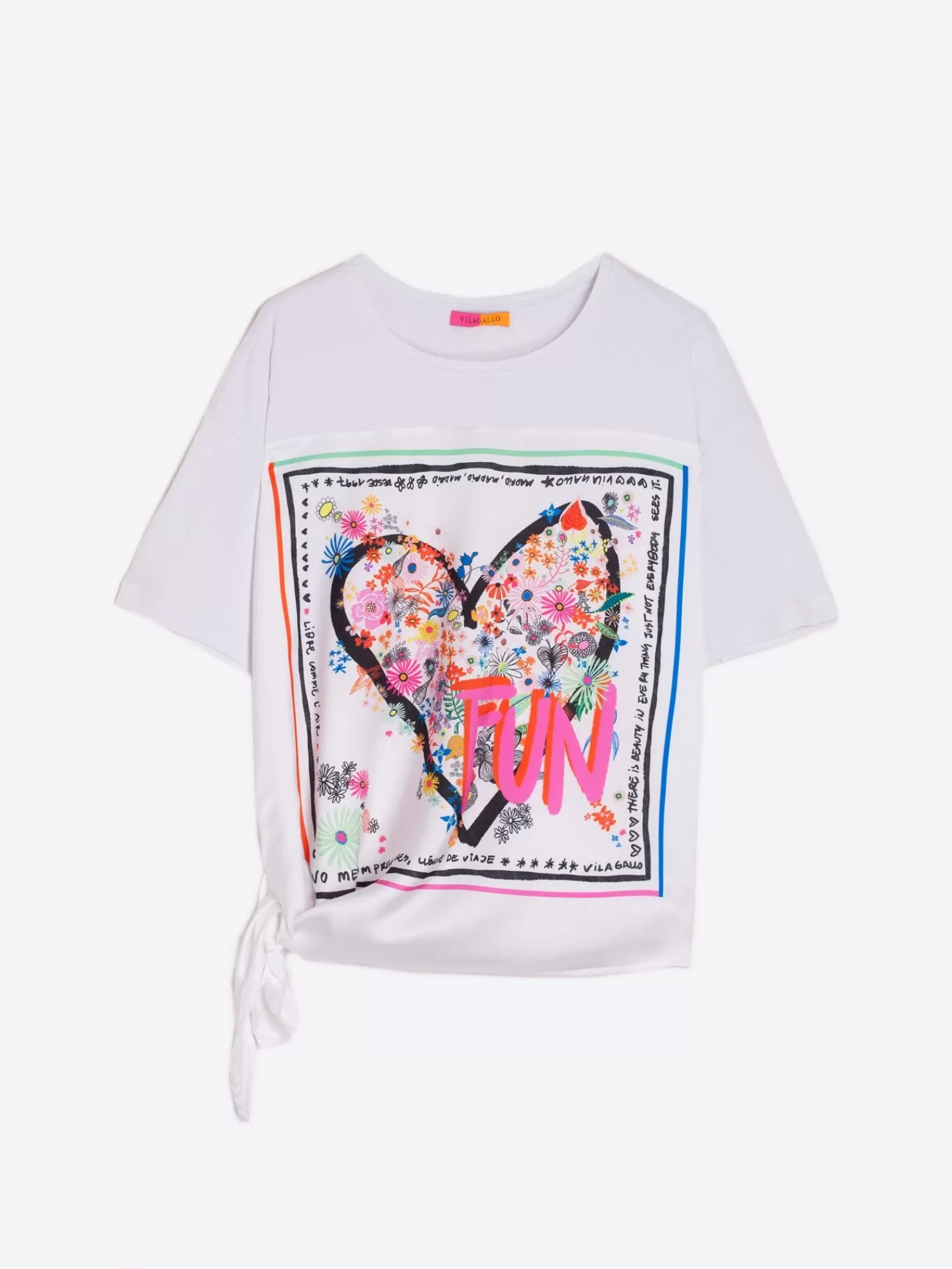 Mujer Vilagallo T-Shirt Victoria Love+Fun